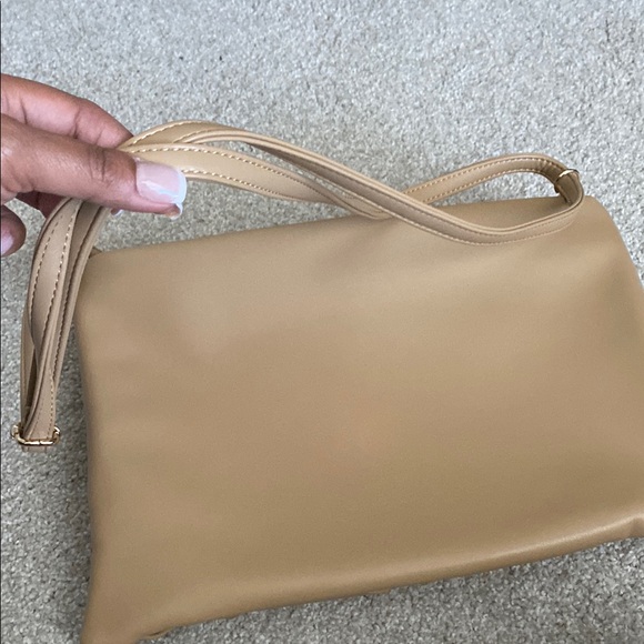 Anthropologie Tan Woven Crossbody Bag - Picture 7 of 7